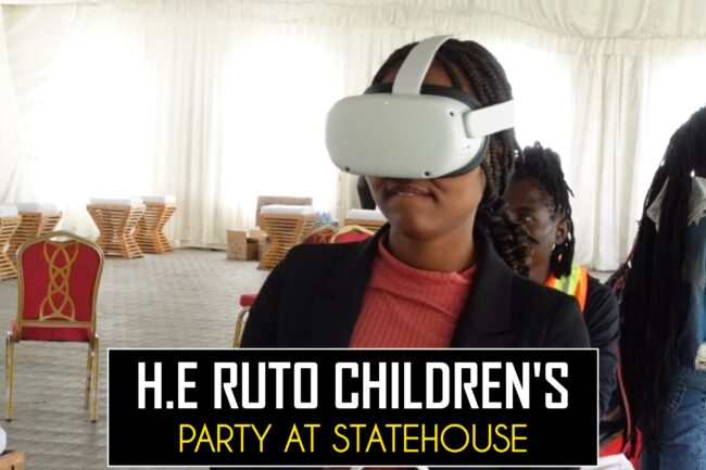 H.E Ruto children’s party at state house